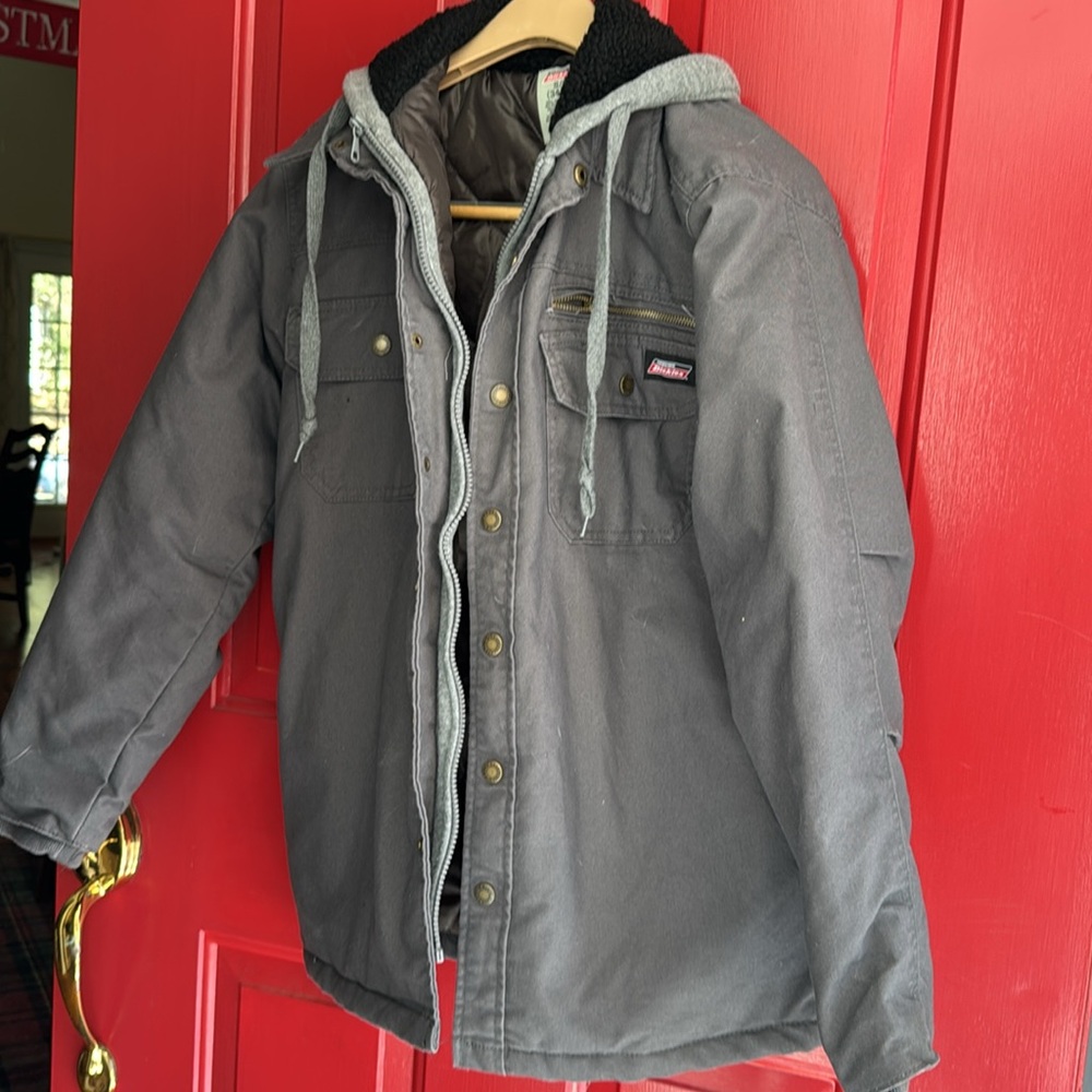 Dickies Gray heavy duty field jacket. Size small 34-36.